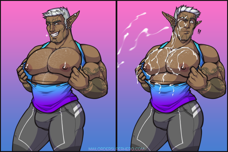 Muscle Pecs Growth Milk