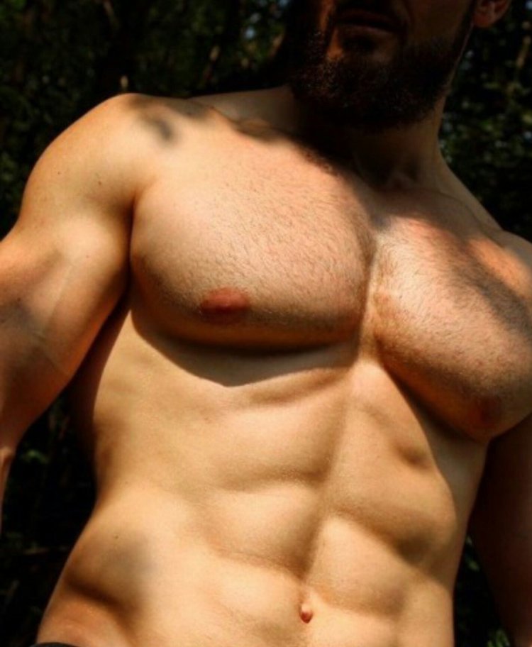 Men's big nipples naked