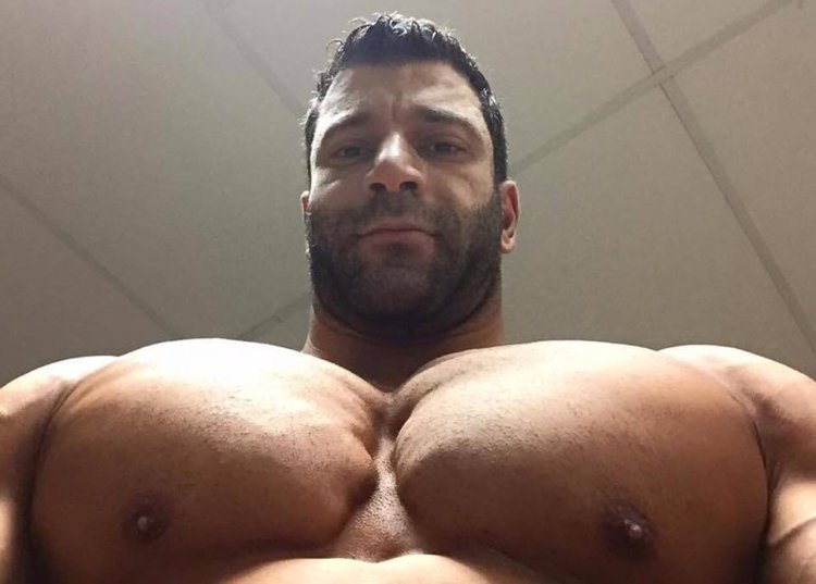 Muscle Bear Man Pecs