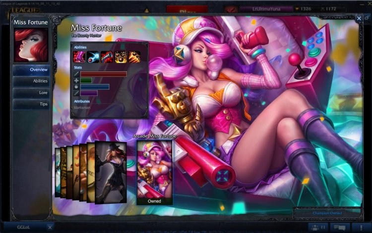 Arcade Miss Fortune
