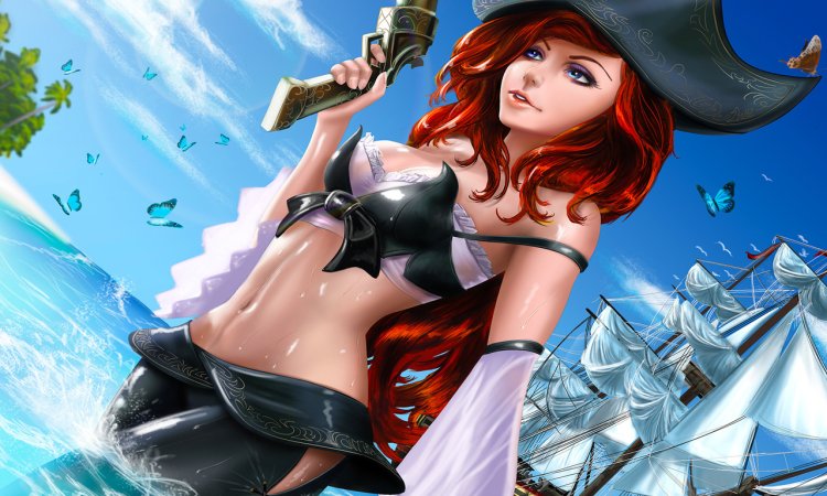 Miss Fortune cosplay +18