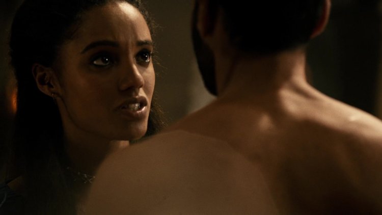 Arya Stark in underwear