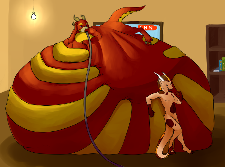 Inflation Dragon Belly Girl