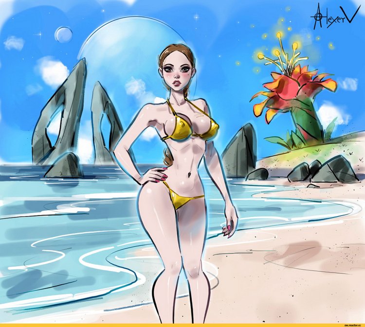 Star Wars Princess Leia Art