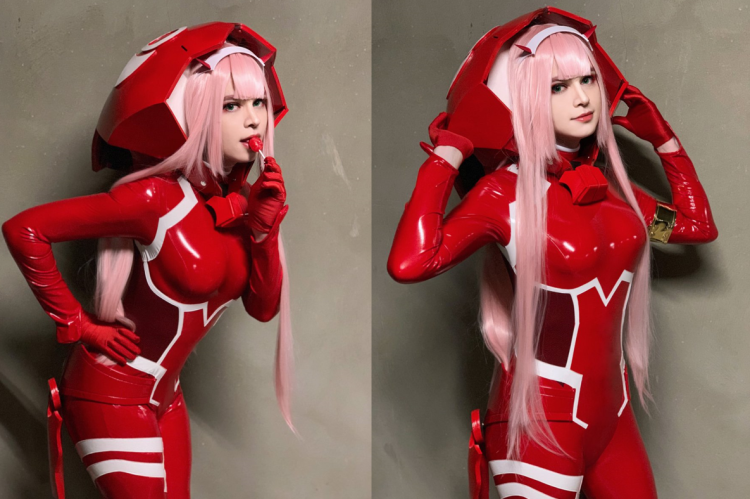 Sneaky Zero Two Cosplay