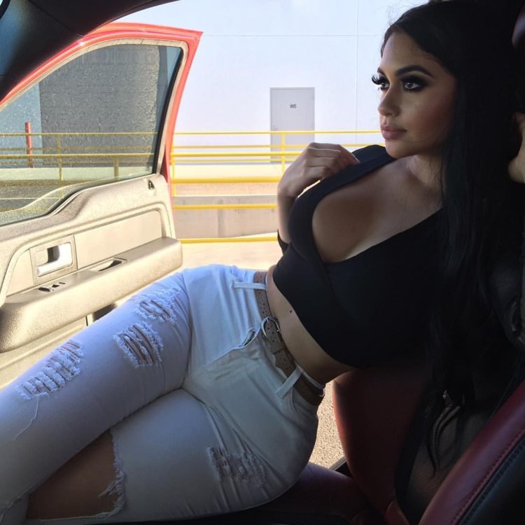 Jailyne ojeda in a dress