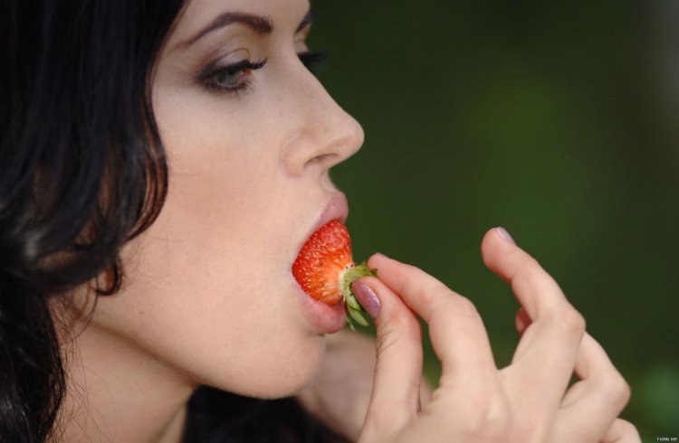 Photoshoot with fruits