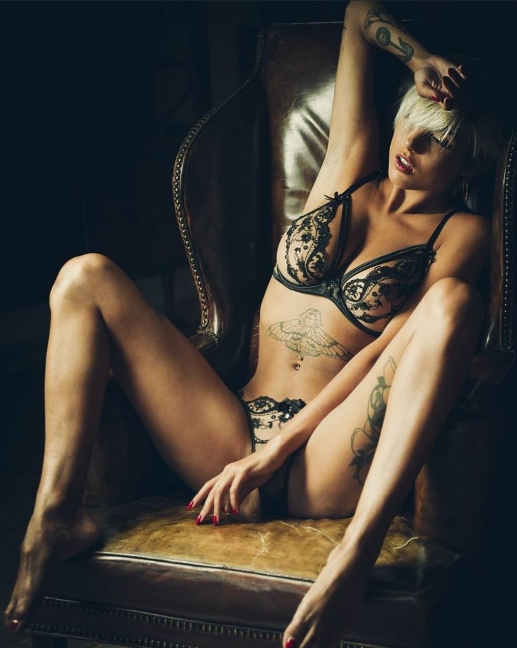 The fashion model Georgia Soleri