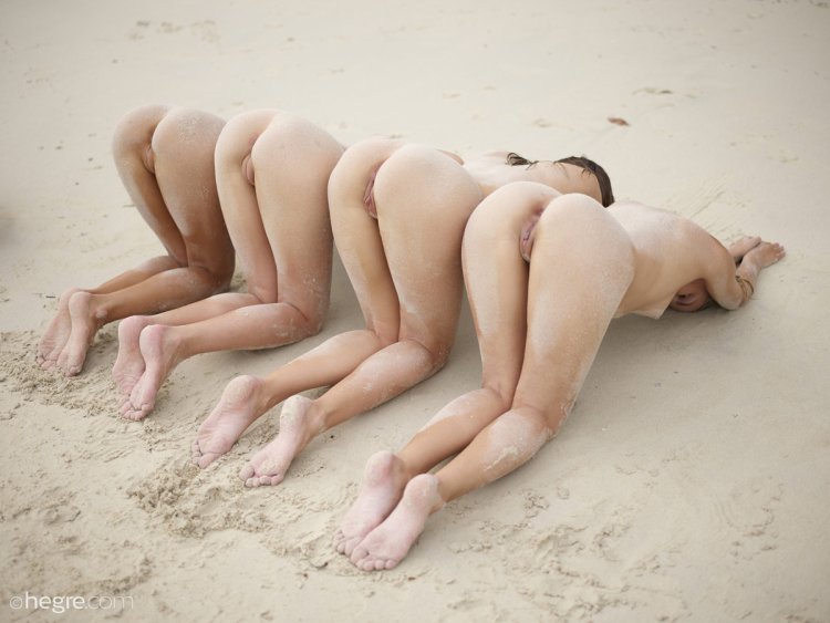 Girls in seductive poses