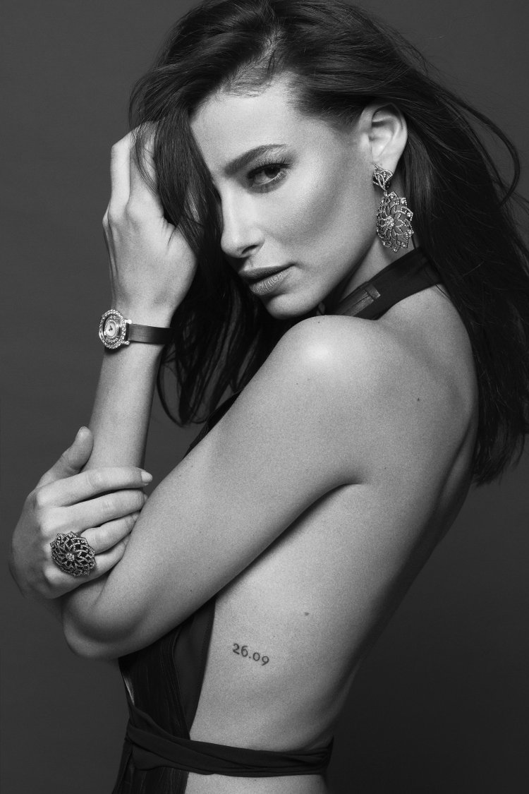 Gamza Owcelik in a swimsuit