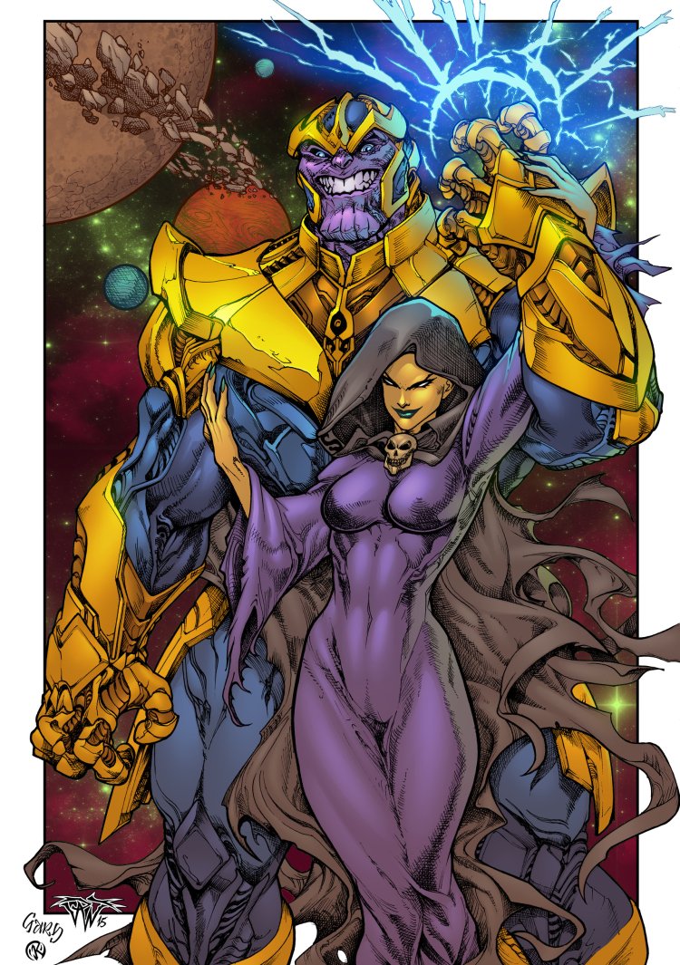 Lady Death Marvel Art