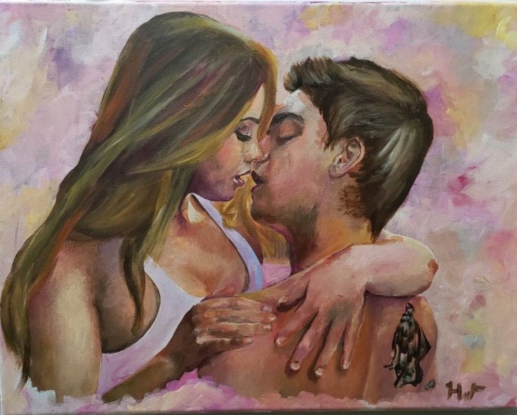 Hardy Scott and Tessa drawing