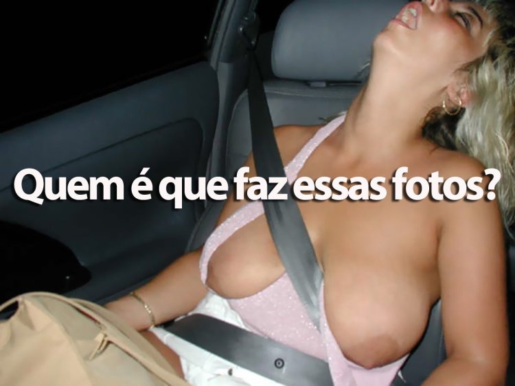 Tits fell out in the car