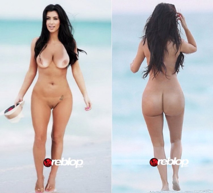 Kim Kardashian naked breasts