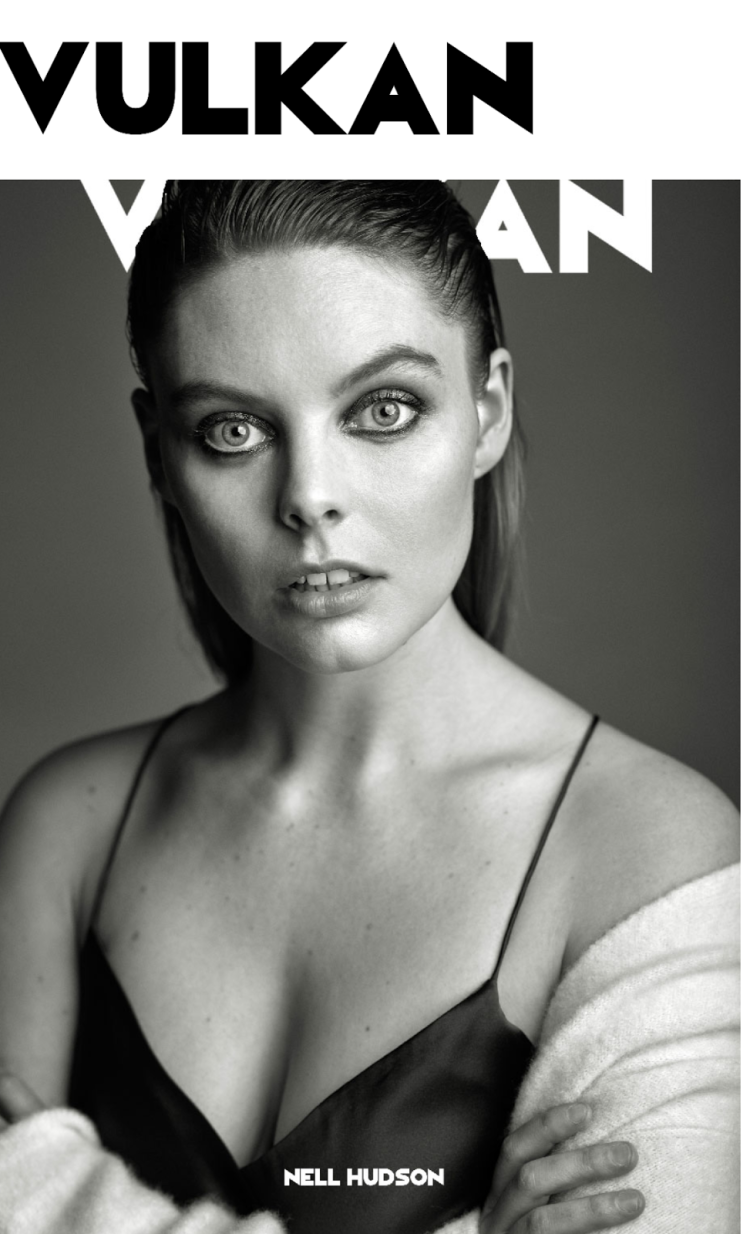 Nell Hudson in a swimsuit