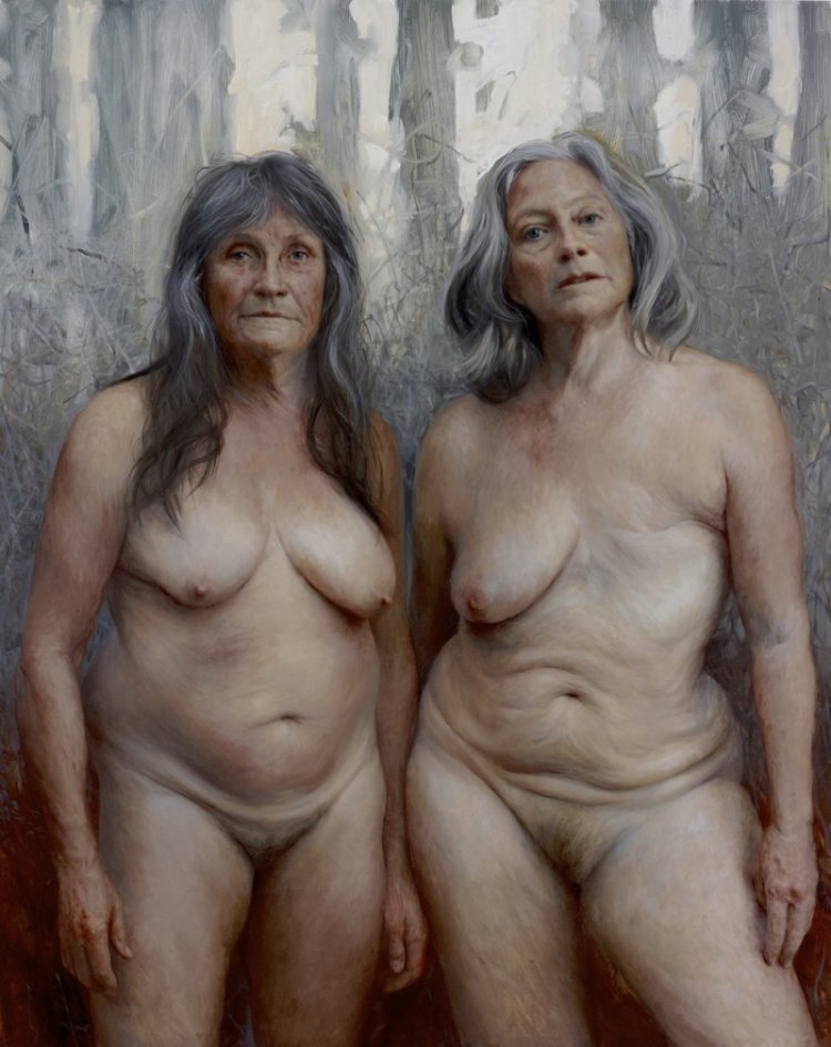 Naked elderly natures