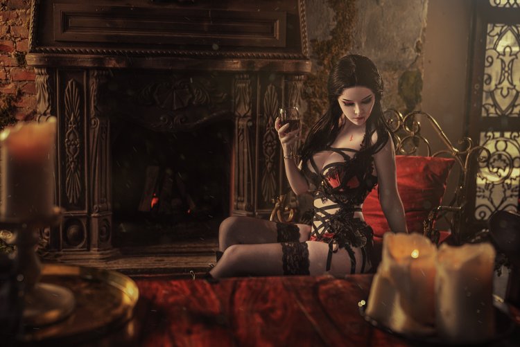 Helly Valentine after a nightdaughter