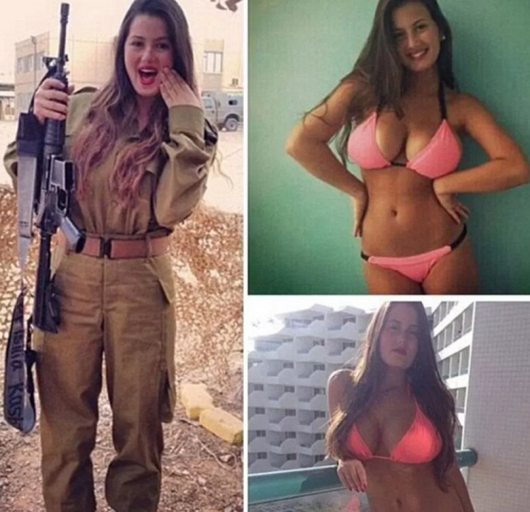 Naked Israeli army