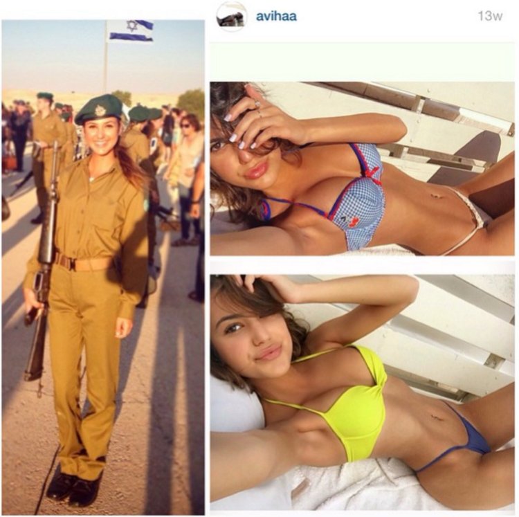 Naked Israeli military