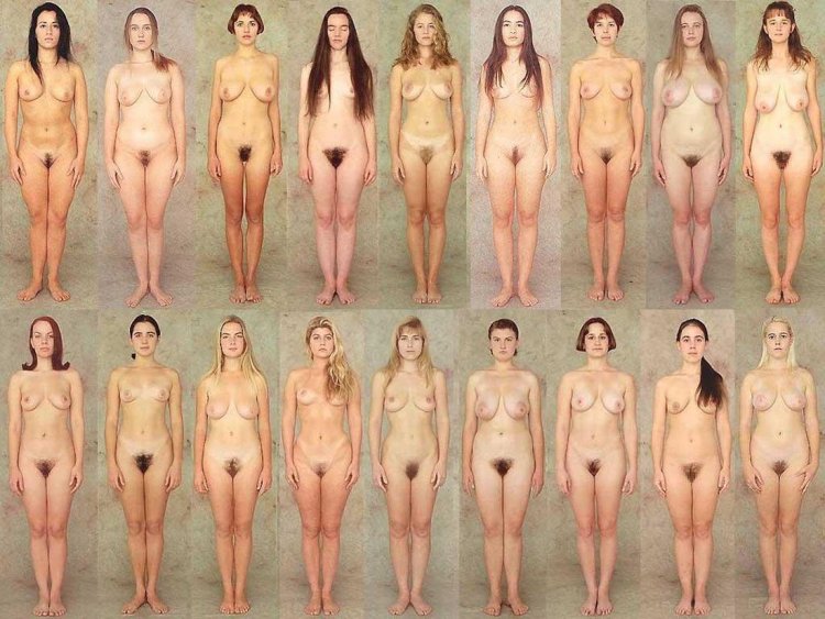 Naked women from different sides