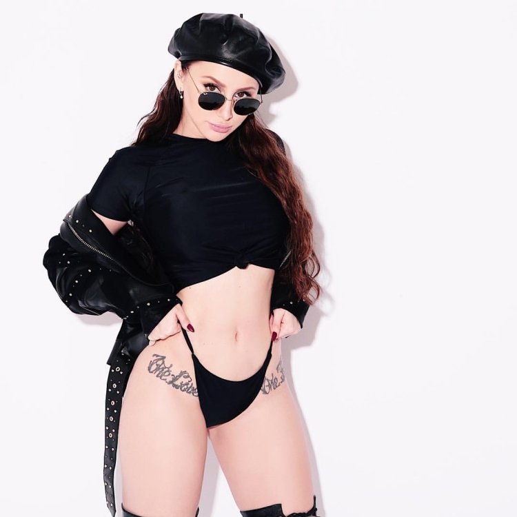 Two girls in underwear