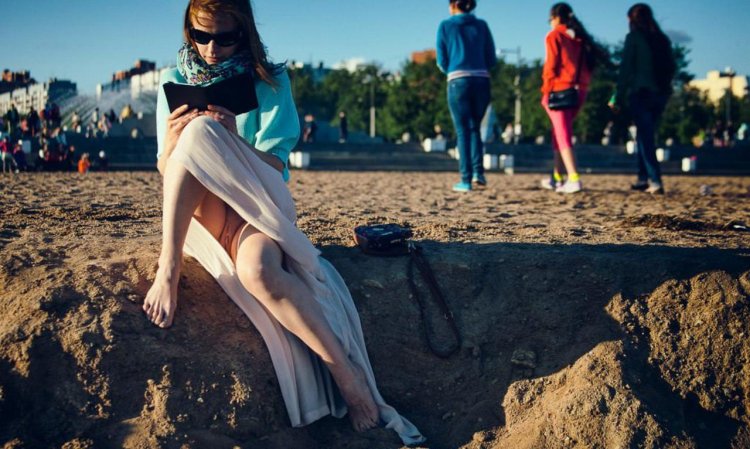 Naked boobs from above