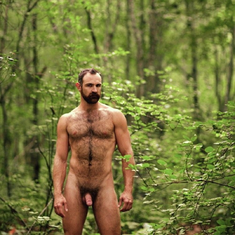Beautiful naked guys in nature
