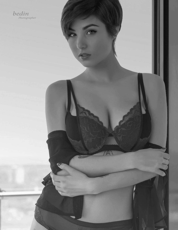 The fashion model Georgia Soleri