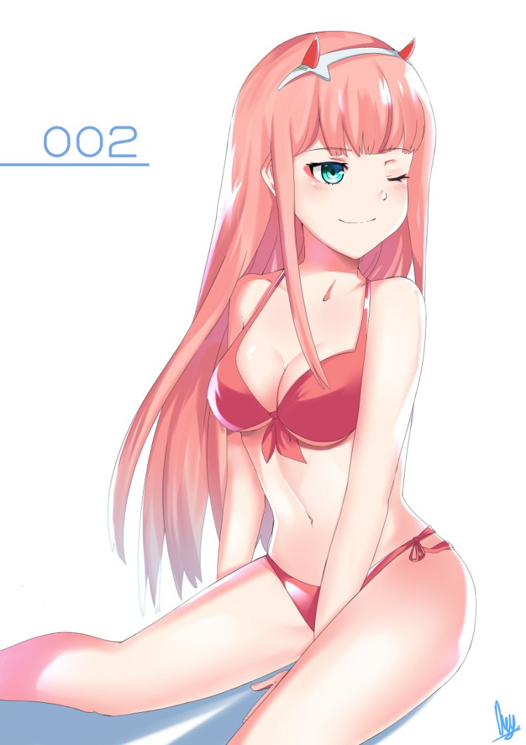 Anime Zero Two Darling in the Franxx