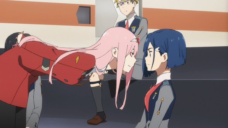 Anime Zero Two Darling in the Franxx tights