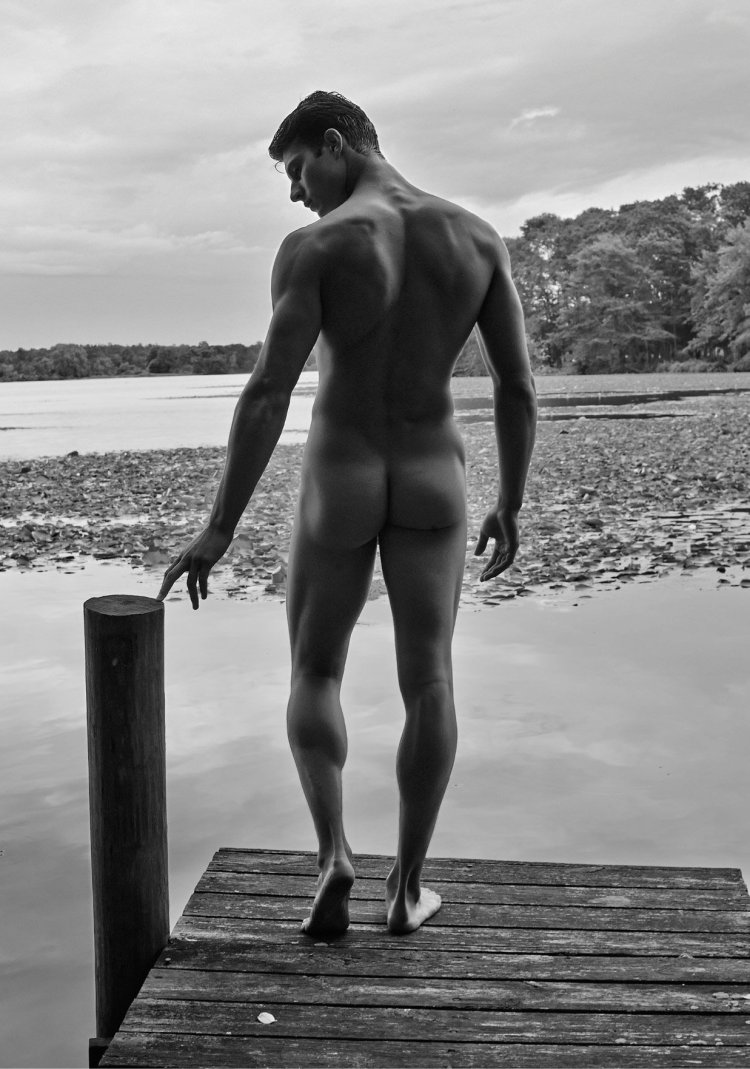 Beautiful naked guys in nature
