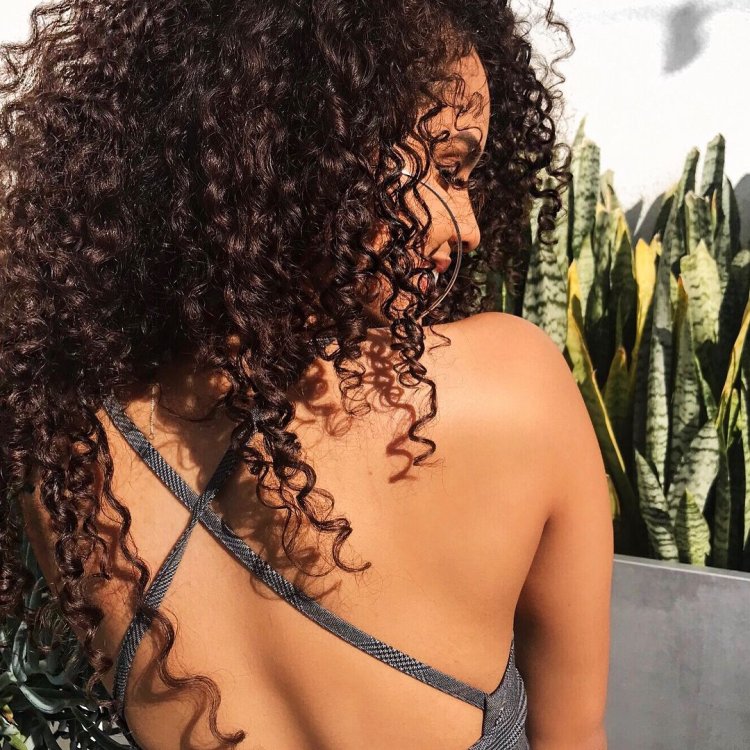 Curly oriental girls