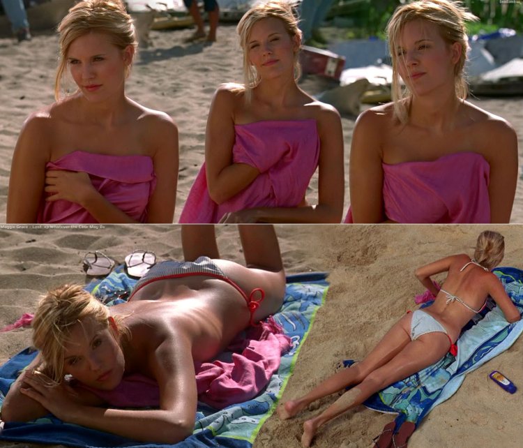Maggie Grace in underwear