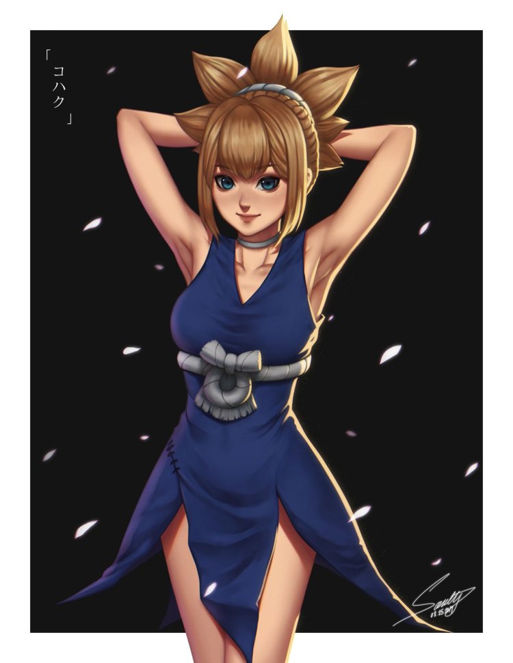 Kohaka Dr. Stone in a swimsuit