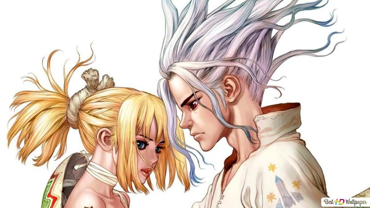 Dr. Stone Kohaka kiss