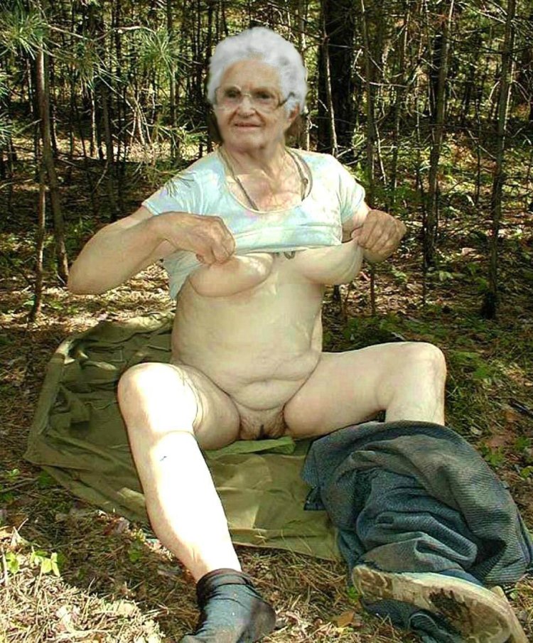 Beautiful naked old women