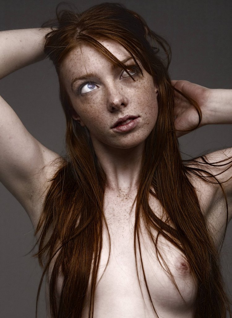 Beautiful boobs with freckles