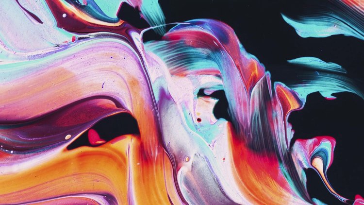 Wallpaper on a laptop aesthetics