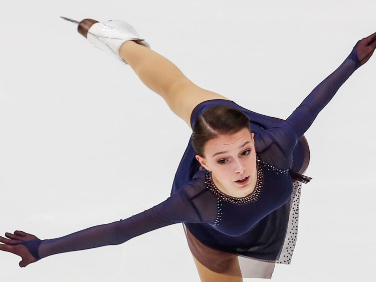 Anna Shcherbakova suit with wings