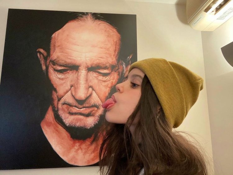 Jenna Ortega in a swimsuit