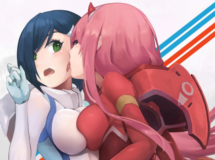 02 and Hiro with horns