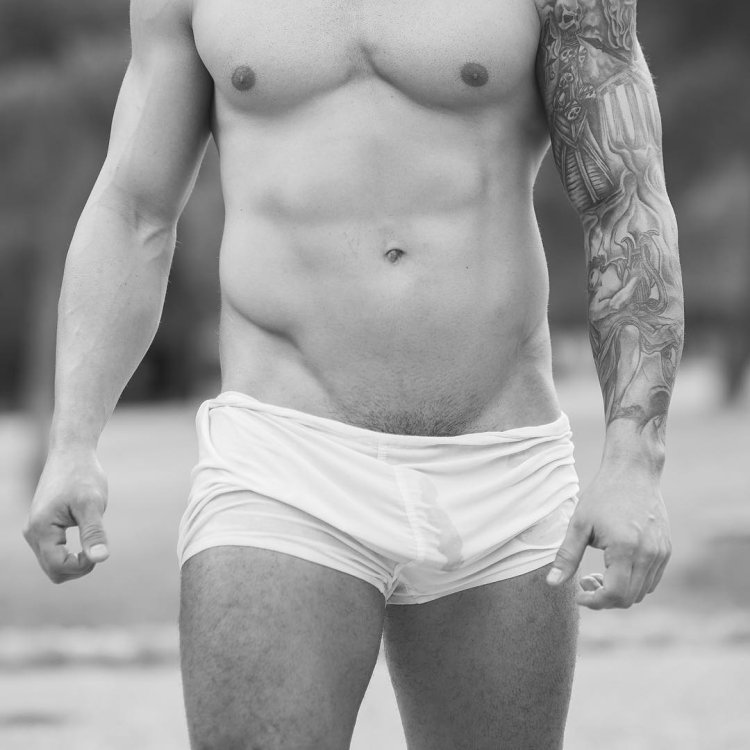 The young body of the girl is a temptation