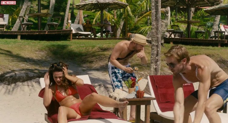 Alice David in a swimsuit