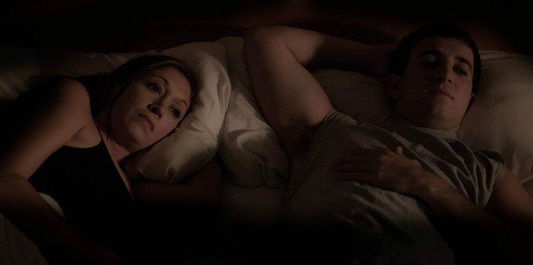 Lauren Garcia Naked on the bed in the evening